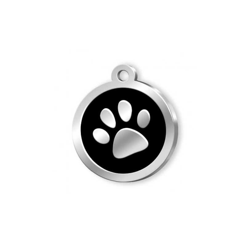 Médaille ronde patte personnalisable pour chien et chat | Ani Amis